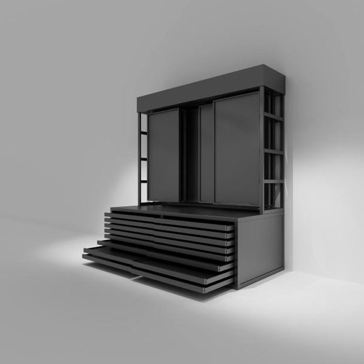 ชั้นวางหินลิ้นชักแบบแบนสำหรับงานหนัก